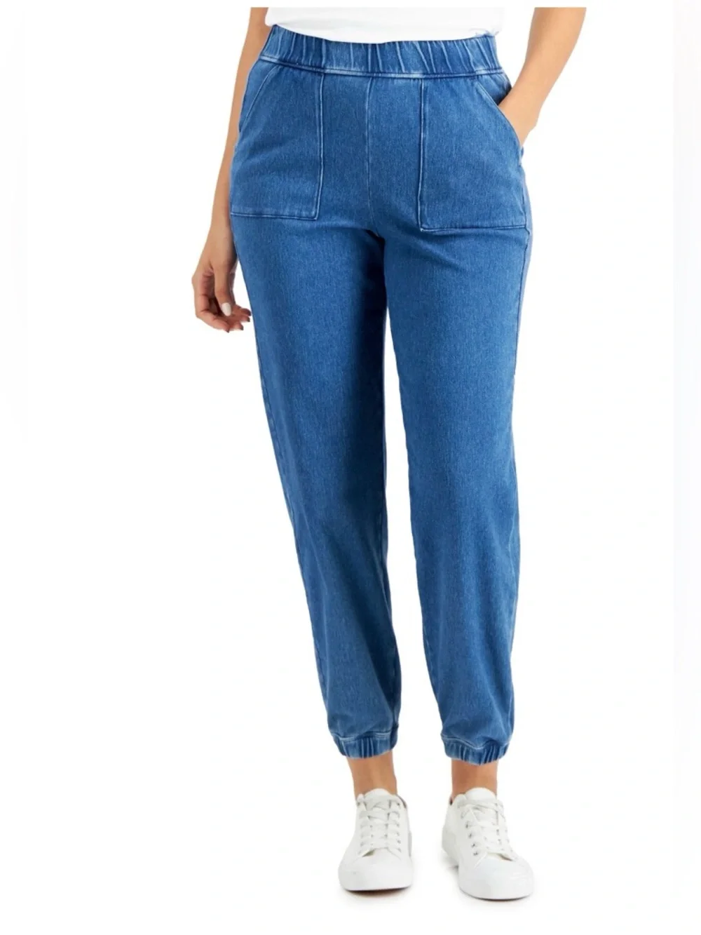 Charter Club Denim Joggers NWT - Picture 1 of 7